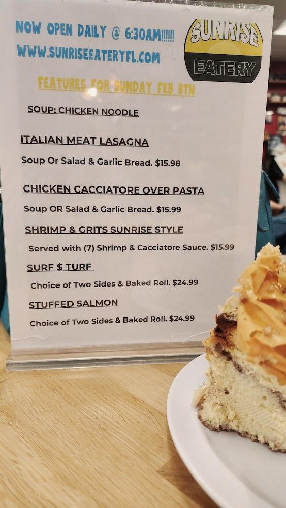 Sunrise Eatery Menu image 3