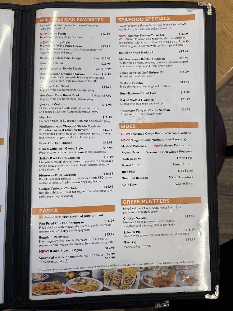 Sunrise Eatery Menu image 4